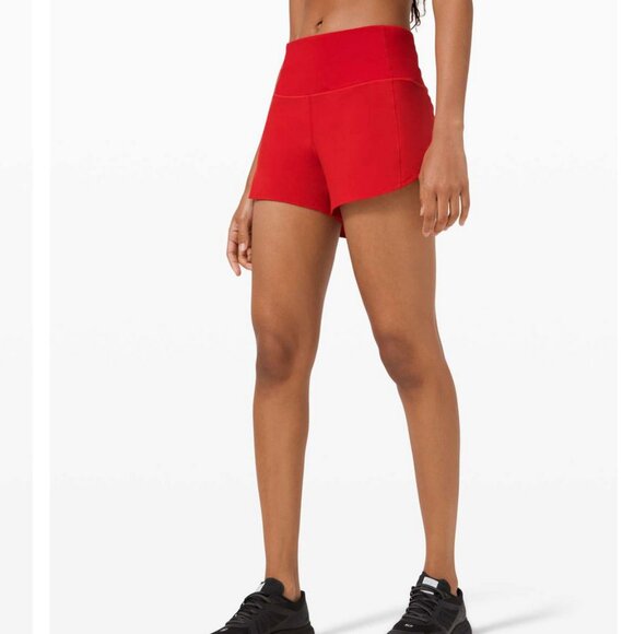 Lululemon Speed Up Short Dark Red 8 - Picture 2 of 10